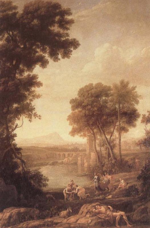 Claude Lorrain Moses Rescued from the Waters Germany oil painting art